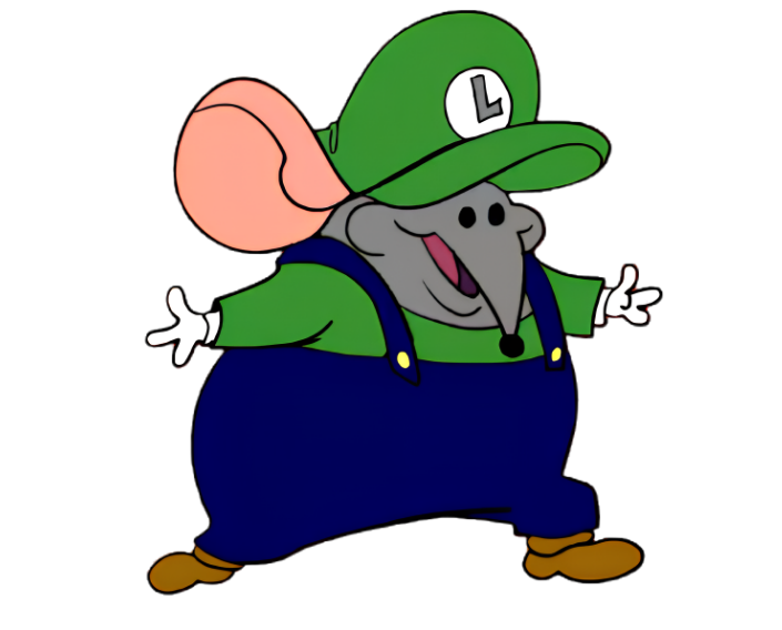 Ximb cosplaying as a green-capped plumber